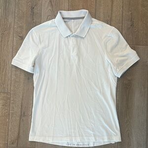 Lululemon Athletica White Polo Shirt golf